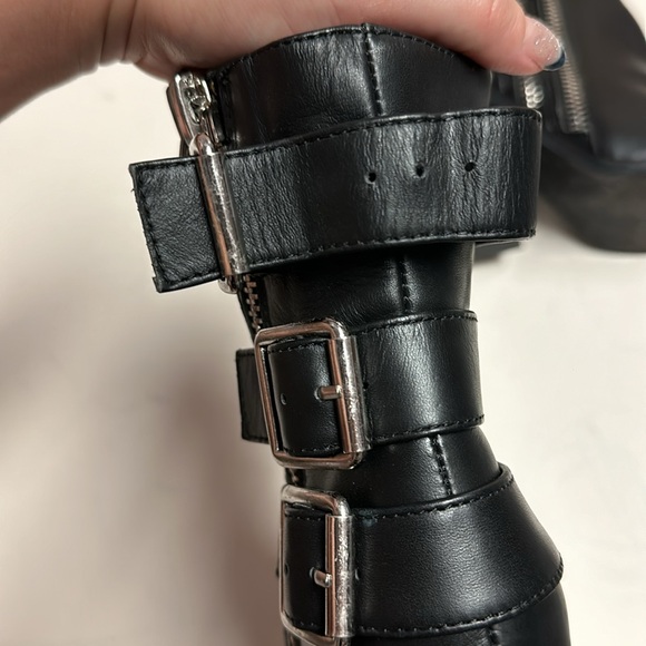 Jeffrey Campbell Lowrey Leather Metal Heel Boot - Picture 9 of 16